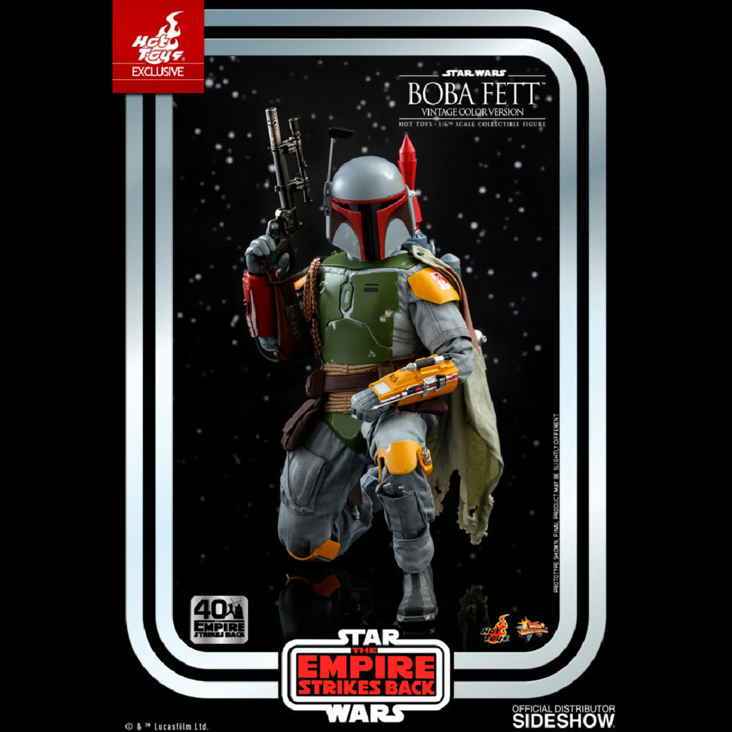 Boba Fett Edición Vintage Kenner 40° Aniversario Sexta Escala | Hot Toys - Image 2