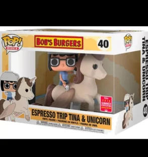 Bobs Burgers Espresso Trip Tina & Unicorn Exclusivo | Funko Pop | UVSTOREGT