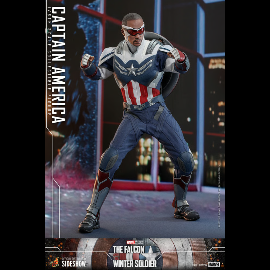 Captain America Falcon Figura Sexta Escala | Hot Toys | UVSTOREGT