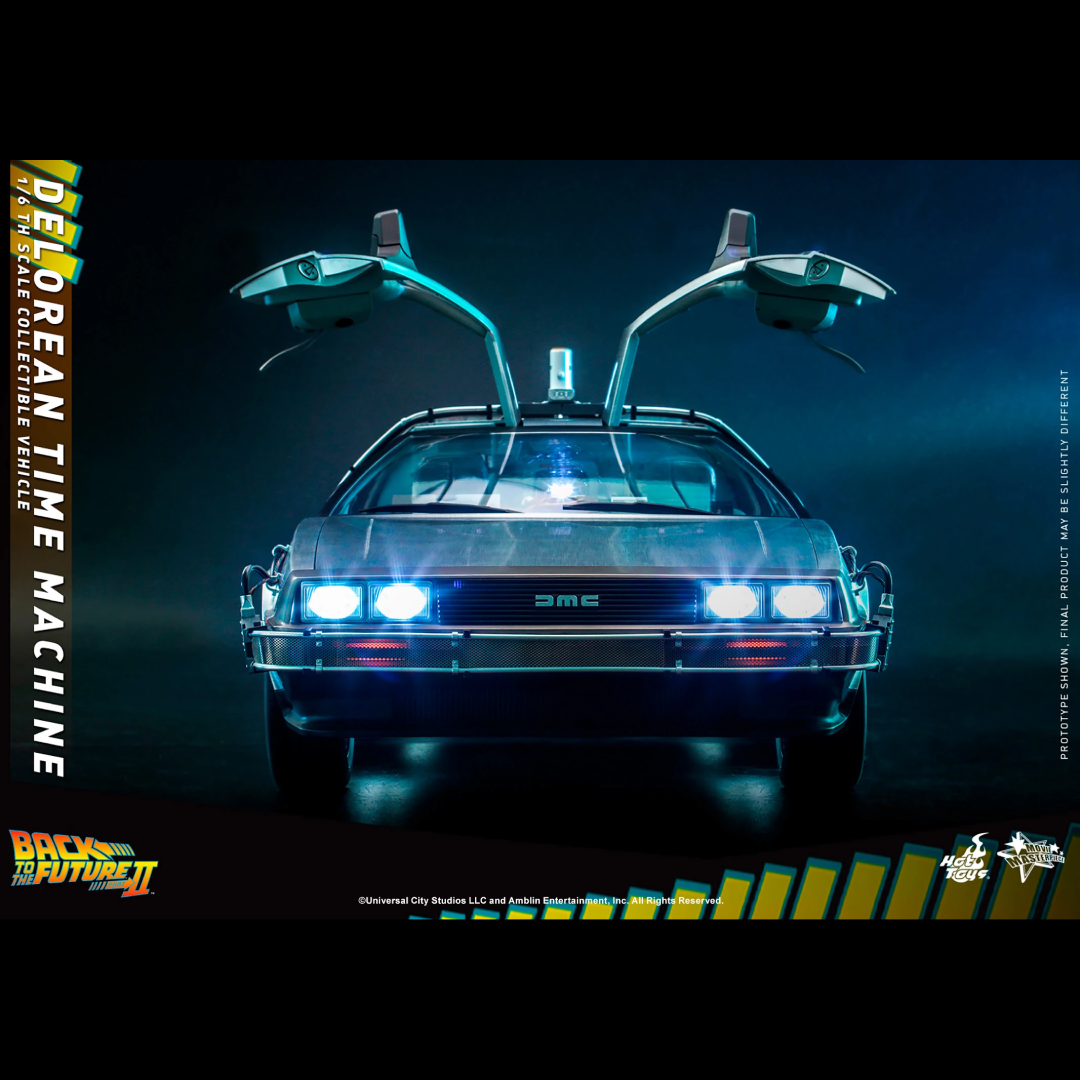DeLorean Time Machine Accesorio Figura Escala 1/6 | Hot Toys | UVSTOREGT
