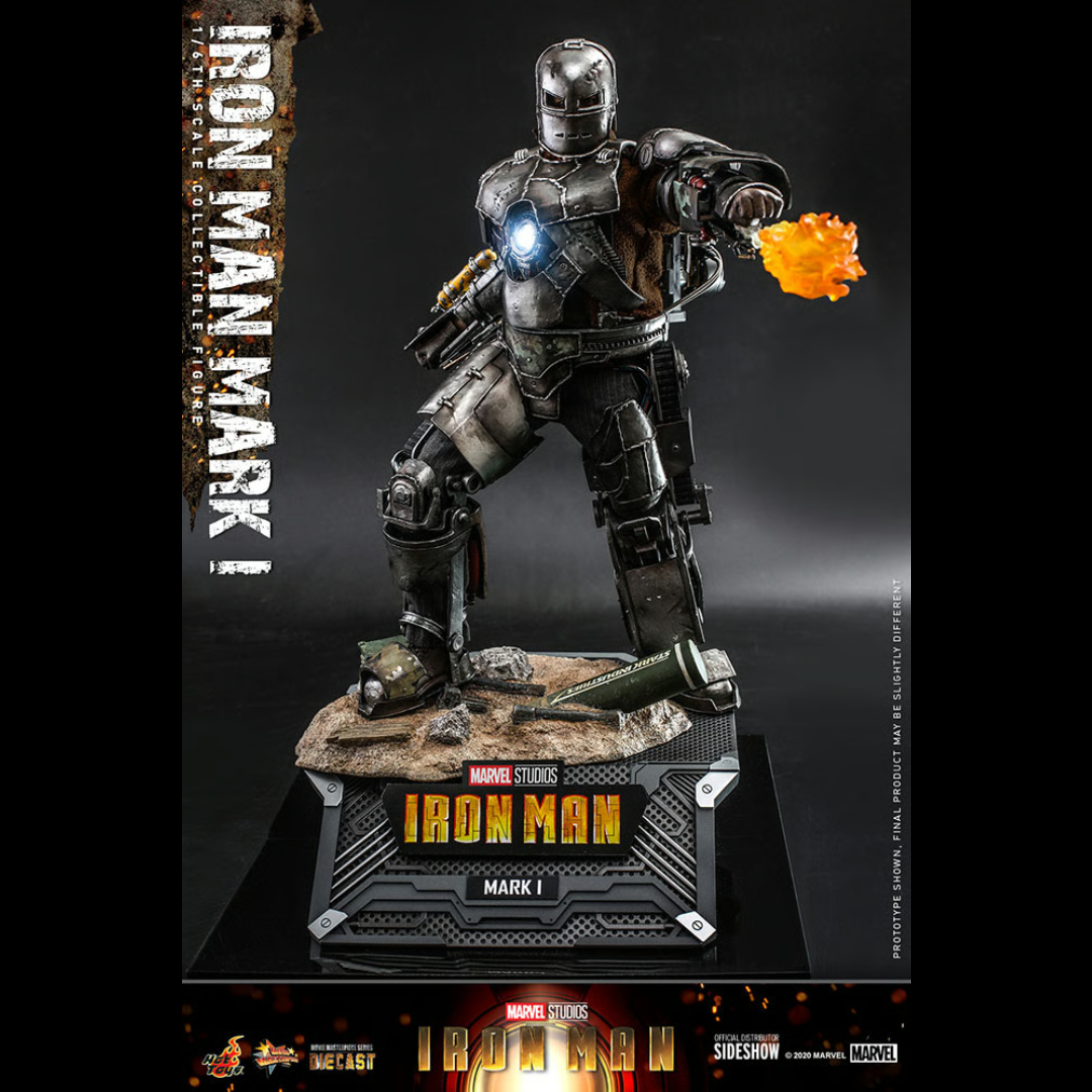 Iron Man Mark I Diecast Figura Sexta Escala | Hot Toys | UVSTOREGT