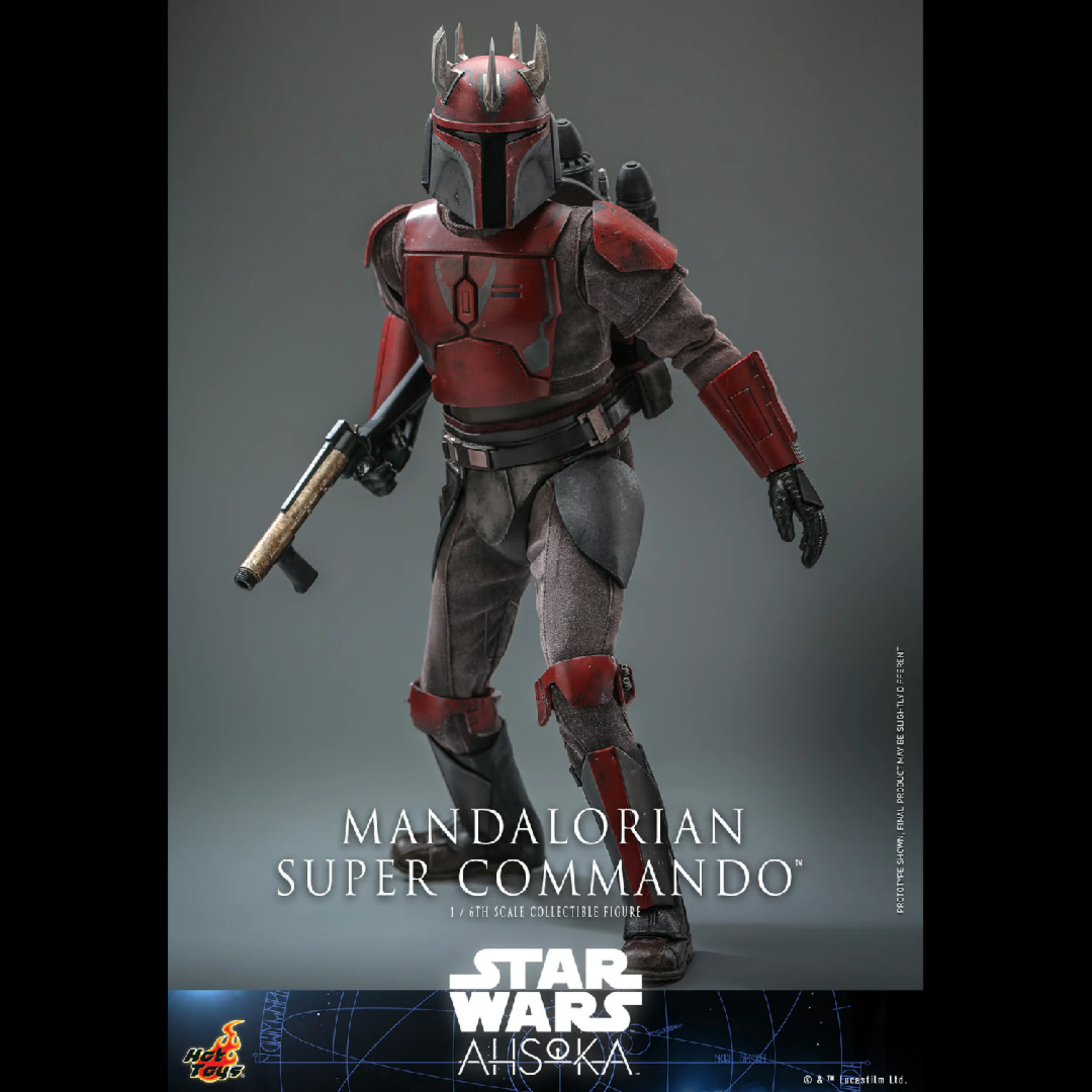 Mandalorian Super Commando Captain Figura Sexta Escala | Hot Toys | UVSTOREGT