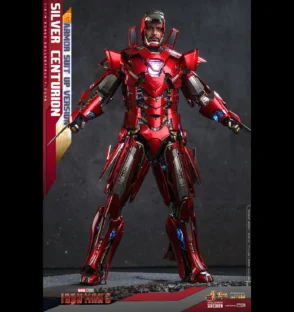 Iron Man Armadura Silver Centurion Suit Up Figura Escala 1/6 | Hot Toys | UVSTOREGT