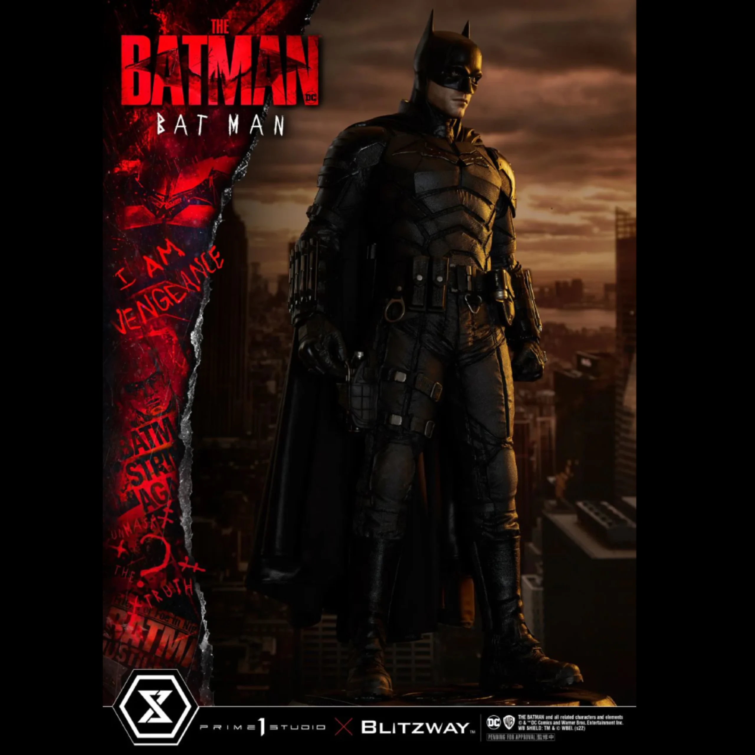 The Batman (2022) Estatua Escala 1:3 | Prime 1 Studio / Blitzway | UVSTOREGT