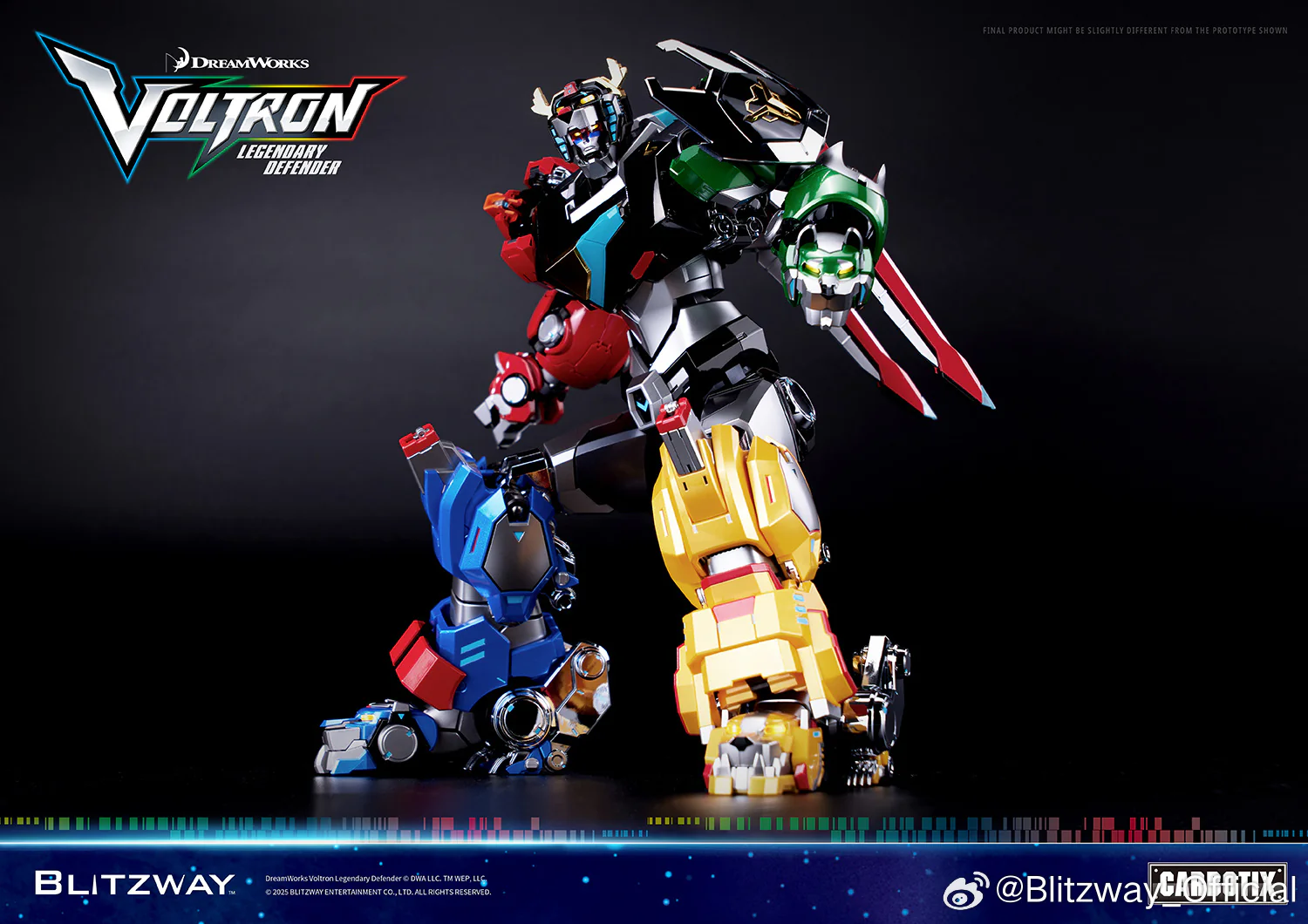Voltron: Legendary Defender (Special Ltd. Edition) – Blitzway Carbotix | Figura Limitada (PRE ORDEN) | UVSTOREGT
