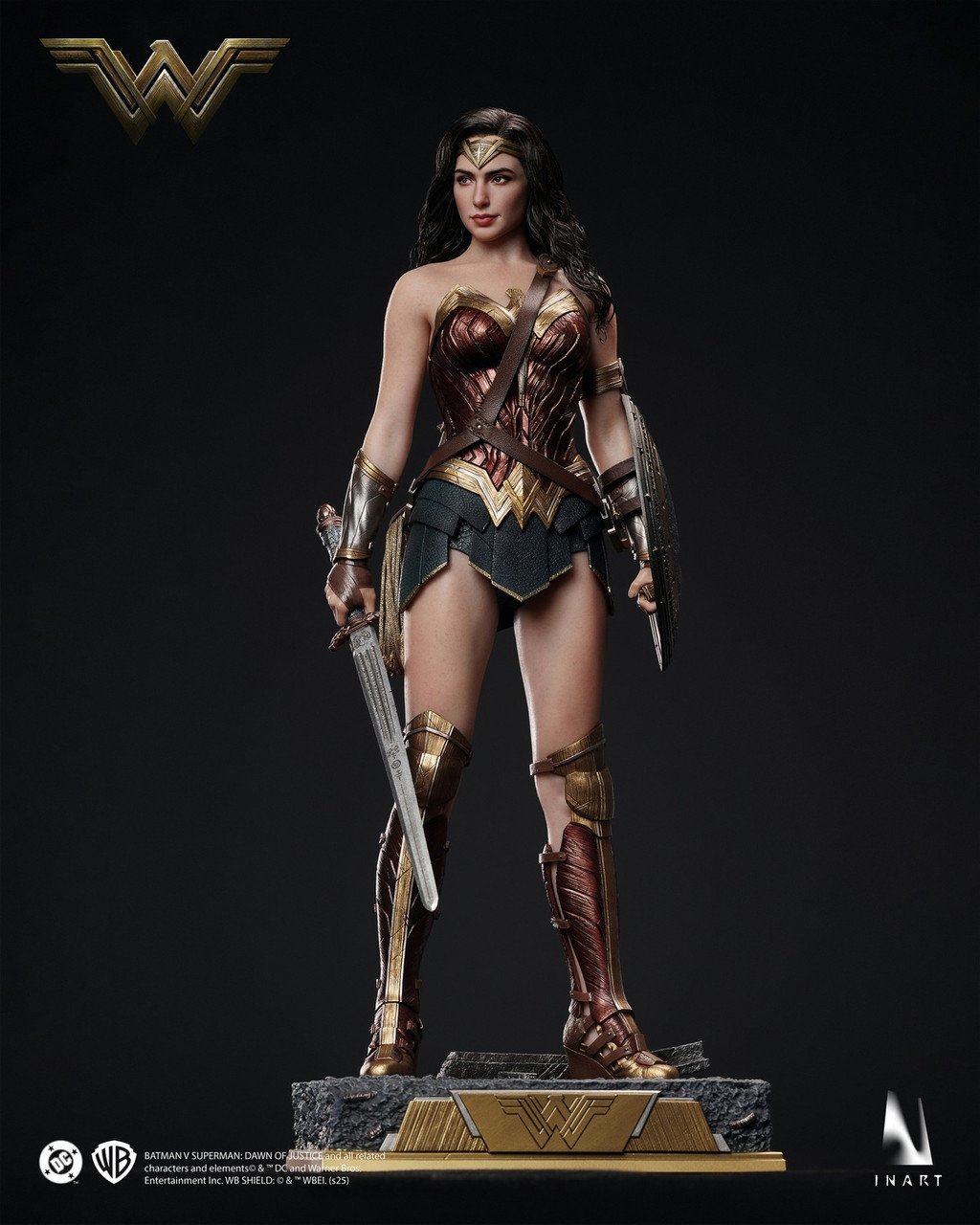 Wonder Woman – Batman v Superman (2016) | InArt 1/6 Scale Figure (PRE ORDEN) | UVSTOREGT