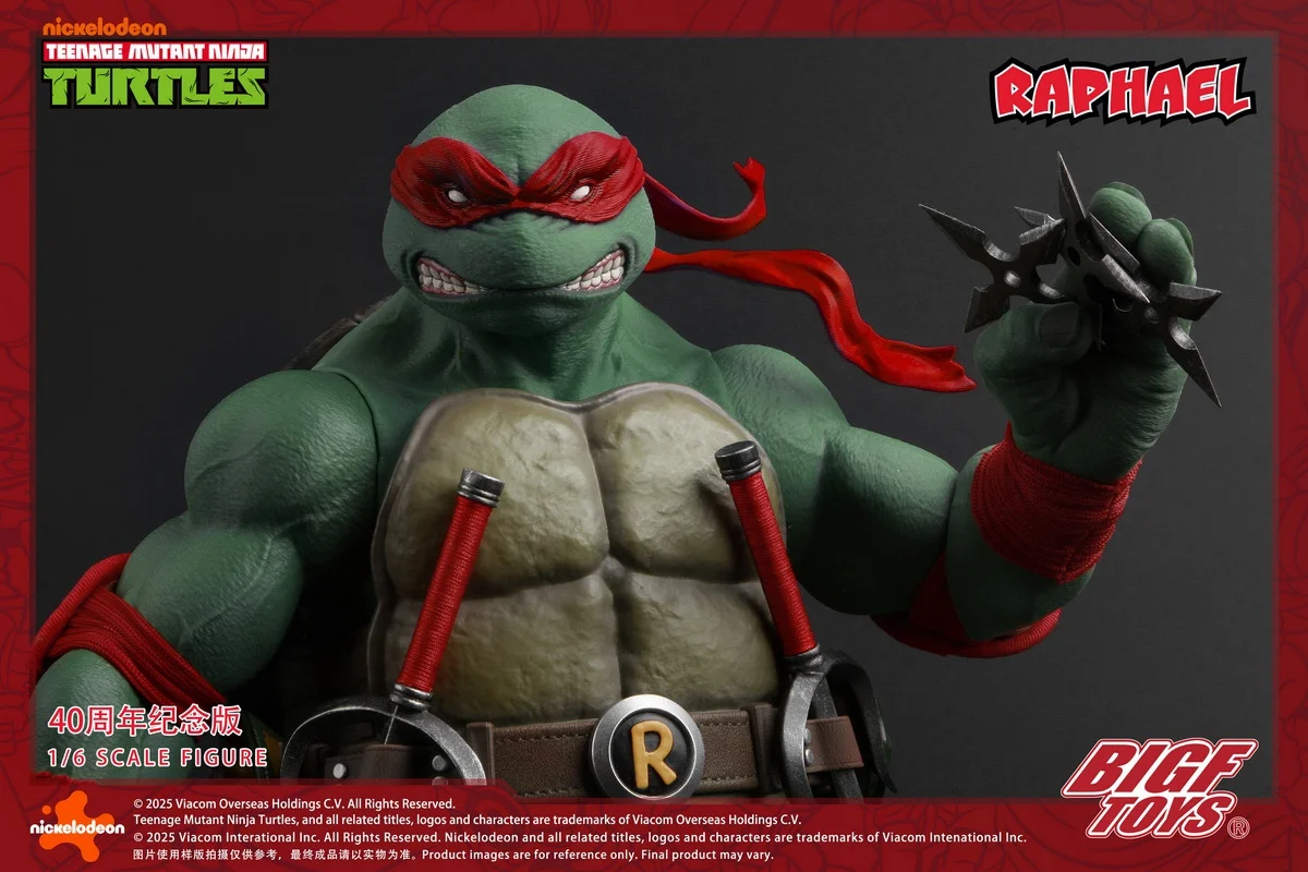 Raphael – TMNT 40th Anniversary Version | BIGFTOYS 1/6 (PRE ORDEN) | UVSTOREGT