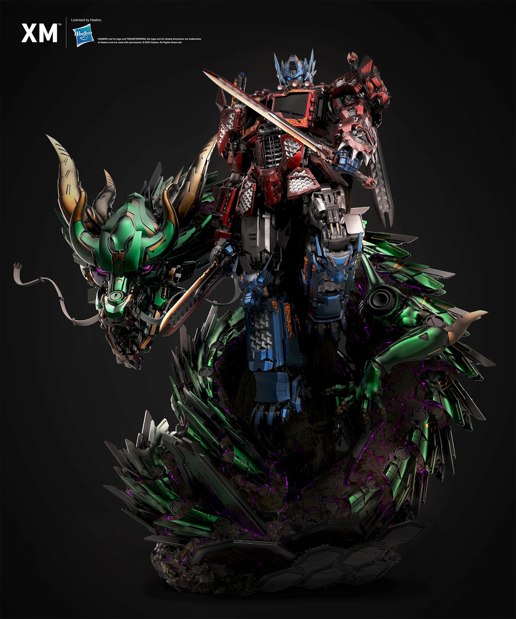 Optimus Prime — Azure Dragon | Transformers: Mythical Beasts Series (PRE ORDEN) | UVSTOREGT