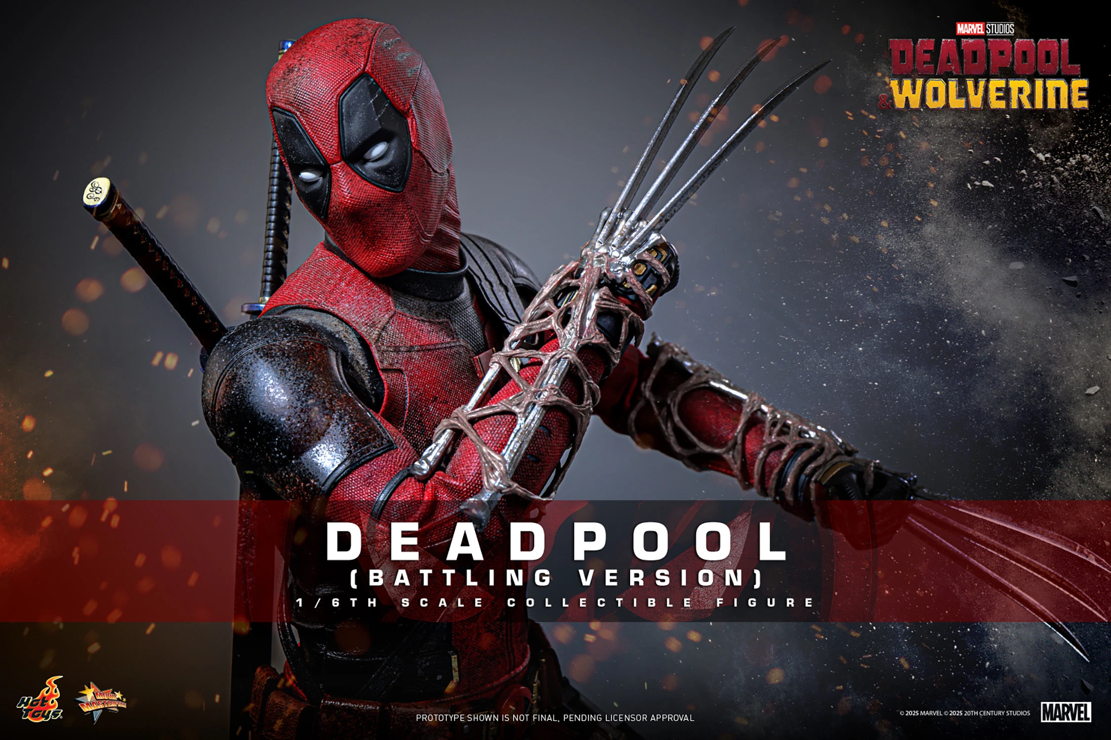 Deadpool (Battling Version) – Deadpool & Wolverine | Hot Toys (PRE ORDEN) | UVSTOREGT