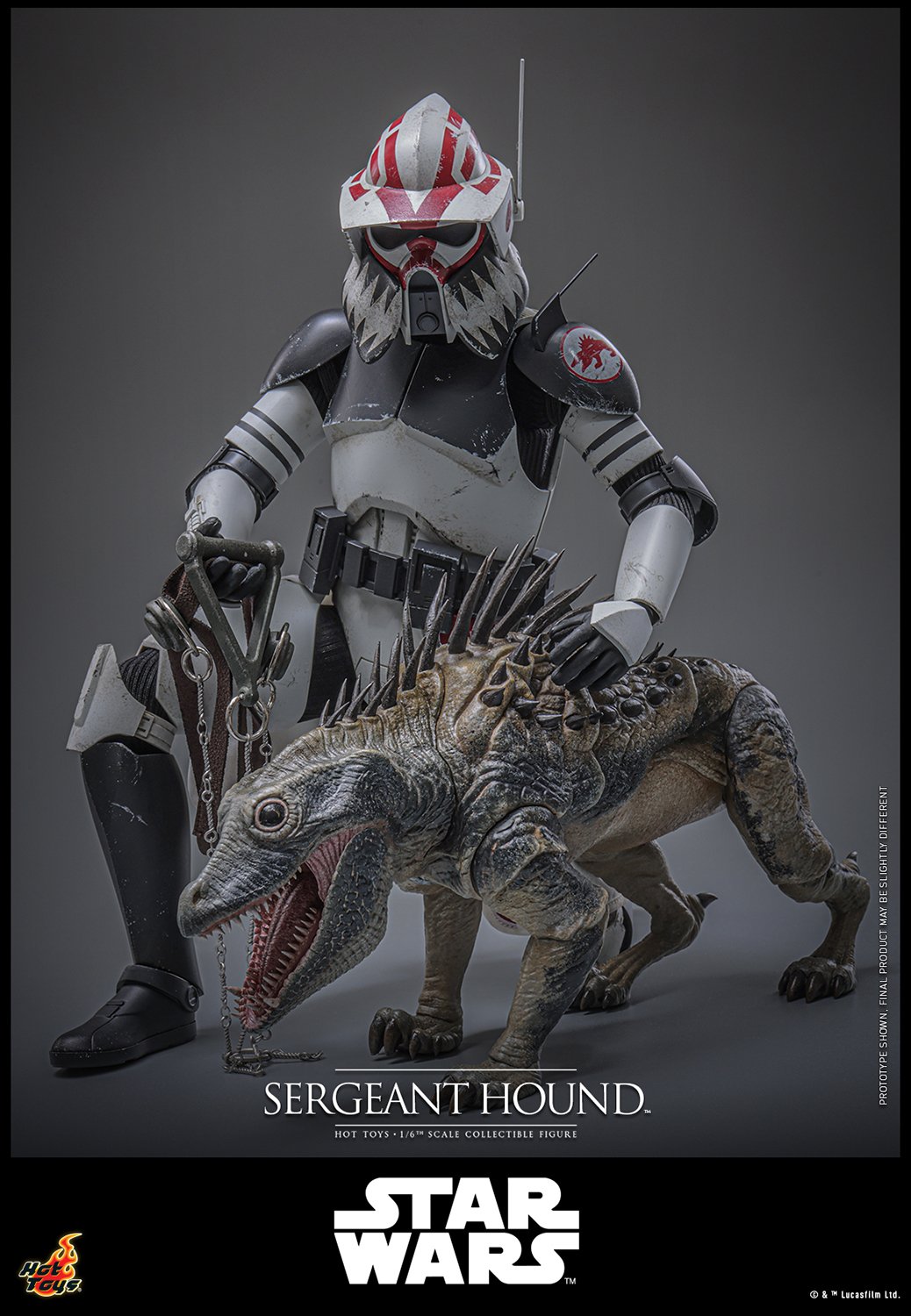 Sergeant Hound™ & Massiff – Star Wars: The Clone Wars | Hot Toys (PRE ORDEN) | UVSTOREGT