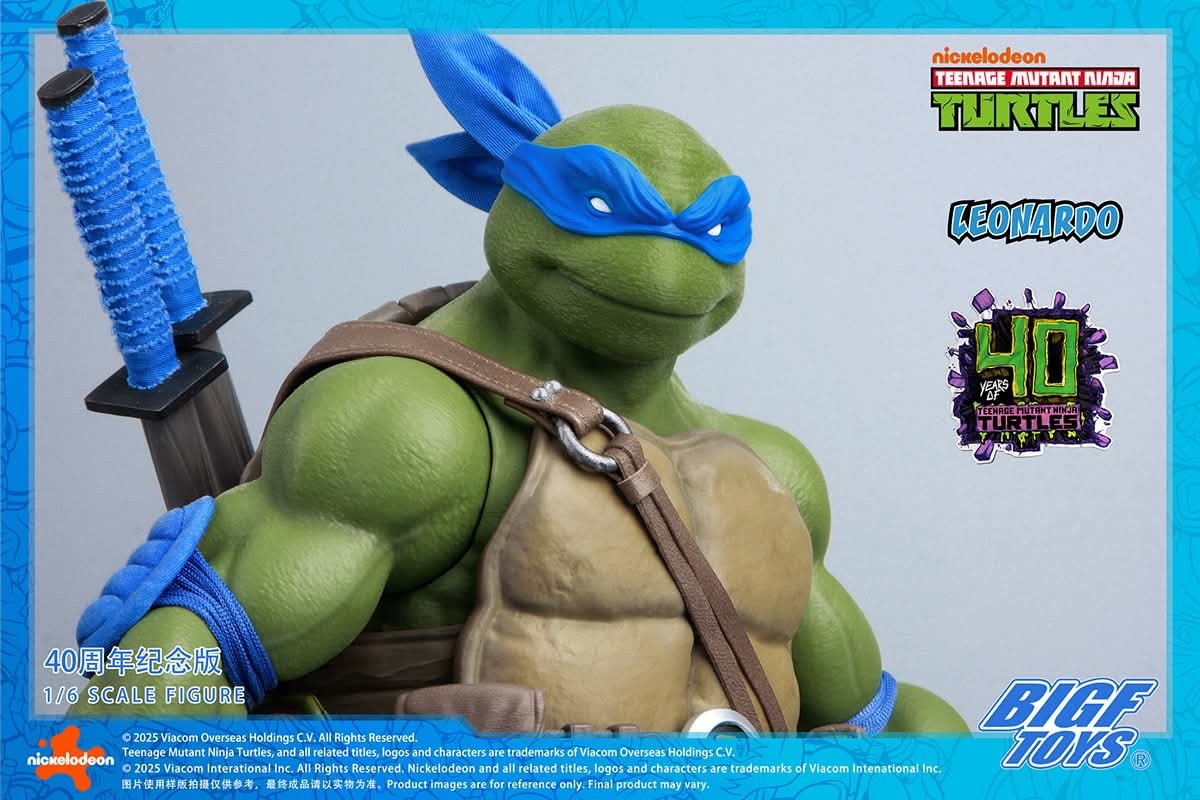 Leonardo – TMNT 40th Anniversary Version | BIGFTOYS 1/6 (PRE ORDEN) | UVSTOREGT