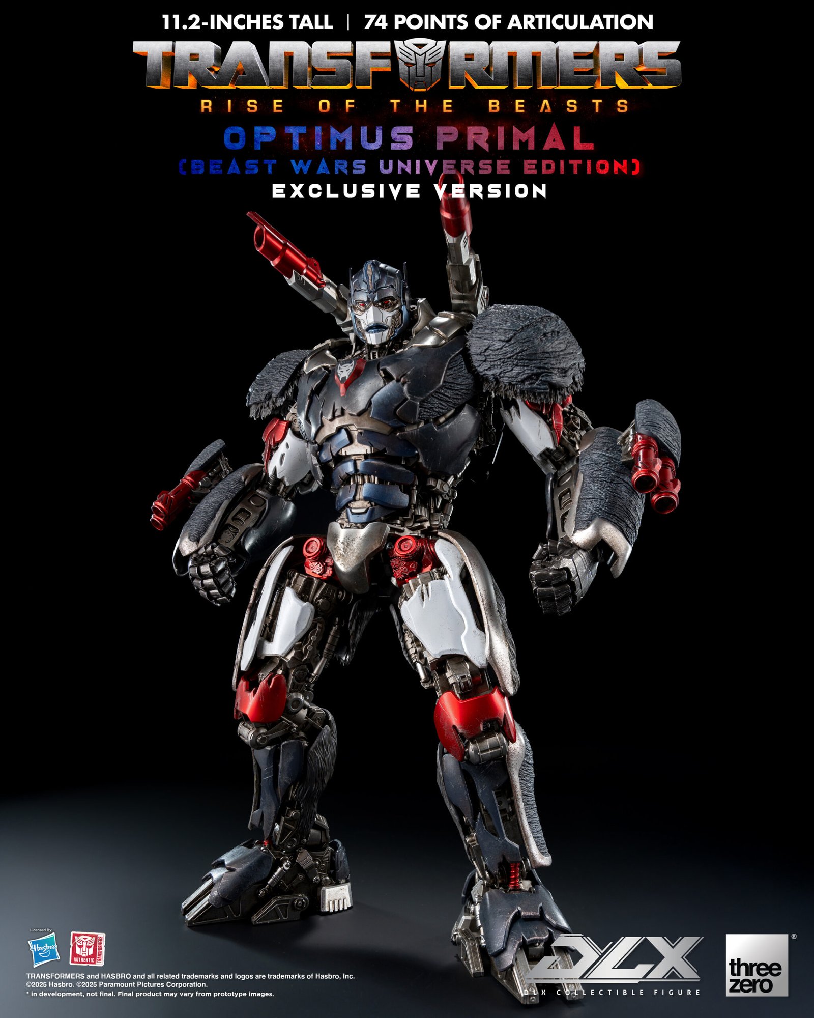 Optimus Primal (Beast Wars Universe Edition) DLX Exclusive Version | Threezero (1/6 Scale Figure) (PRE ORDEN) | UVSTOREGT