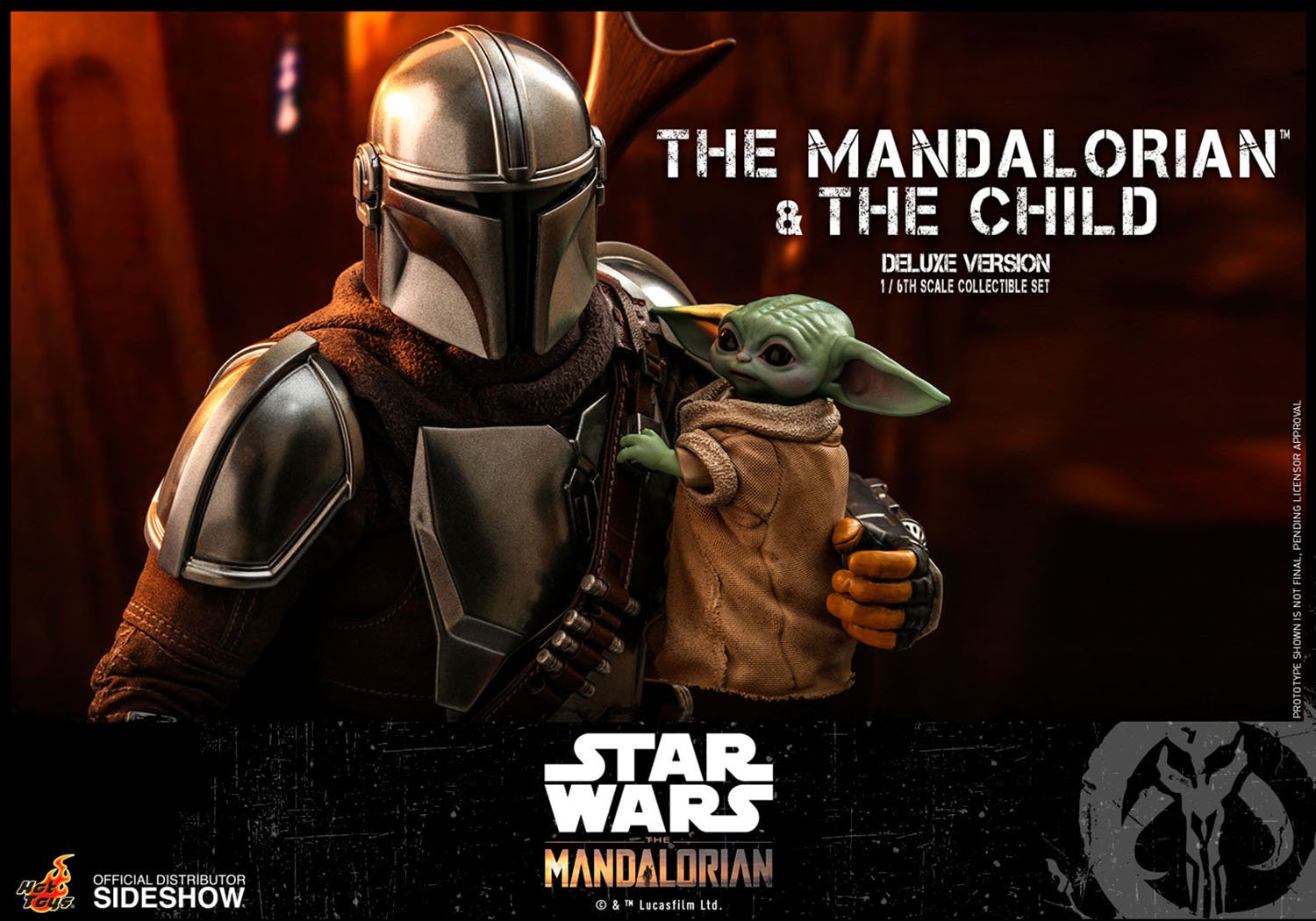 The Mandalorian and The Child (Deluxe Version) | Hot Toys – Television Masterpiece Series (The Mandalorian) | UVSTOREGT