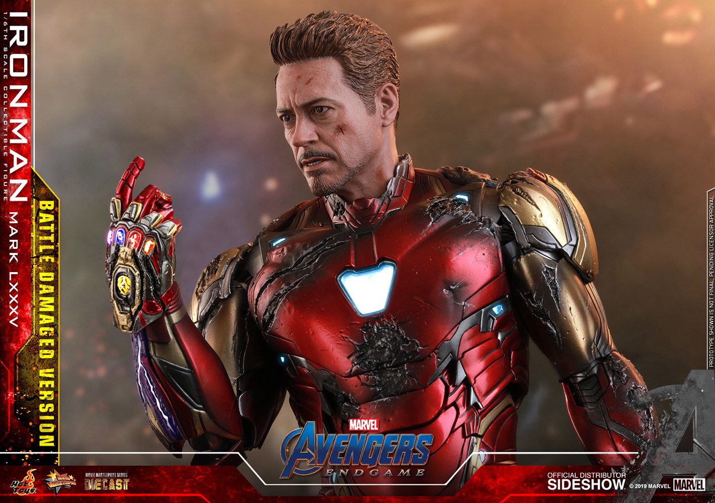 Iron Man Mark LXXXV (Battle Damaged Version) | Hot Toys – Movie Masterpiece Series DIECAST (Avengers: Endgame) | UVSTOREGT