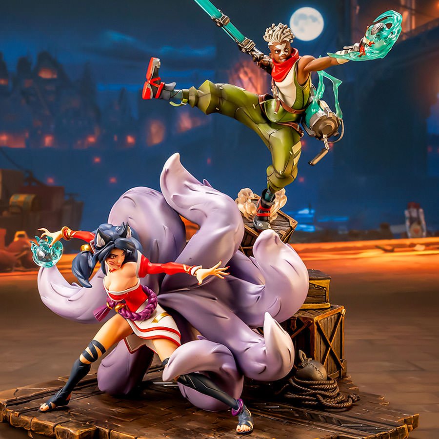 2XKO: Ekko & Ahri | PureArts (1/10 Scale Statue) (PRE ORDEN) | UVSTOREGT